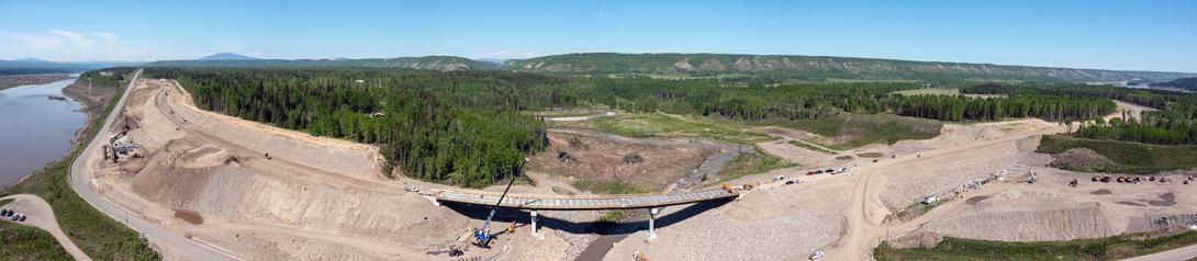 Preparing to pour concrete on the Lynx Creek Bridge. | June 2022