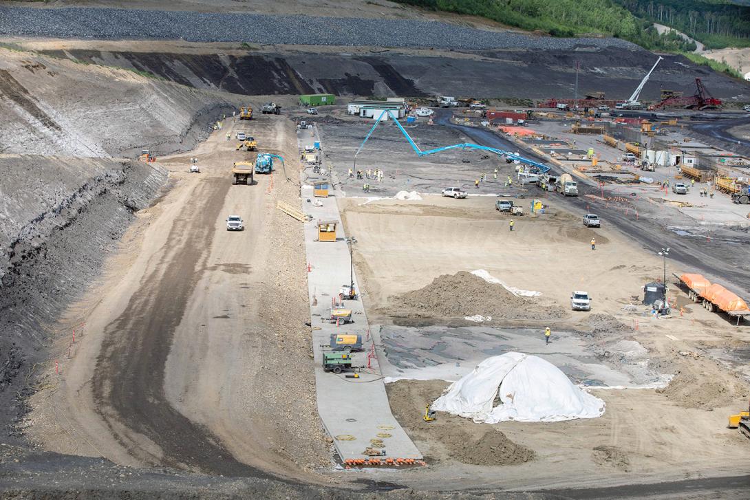 Overview of the south portion of the approach channel. | August 2022  