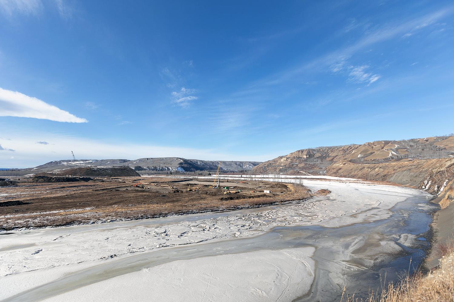 Halfway River section of the Highway 29 realignment. | March 2020