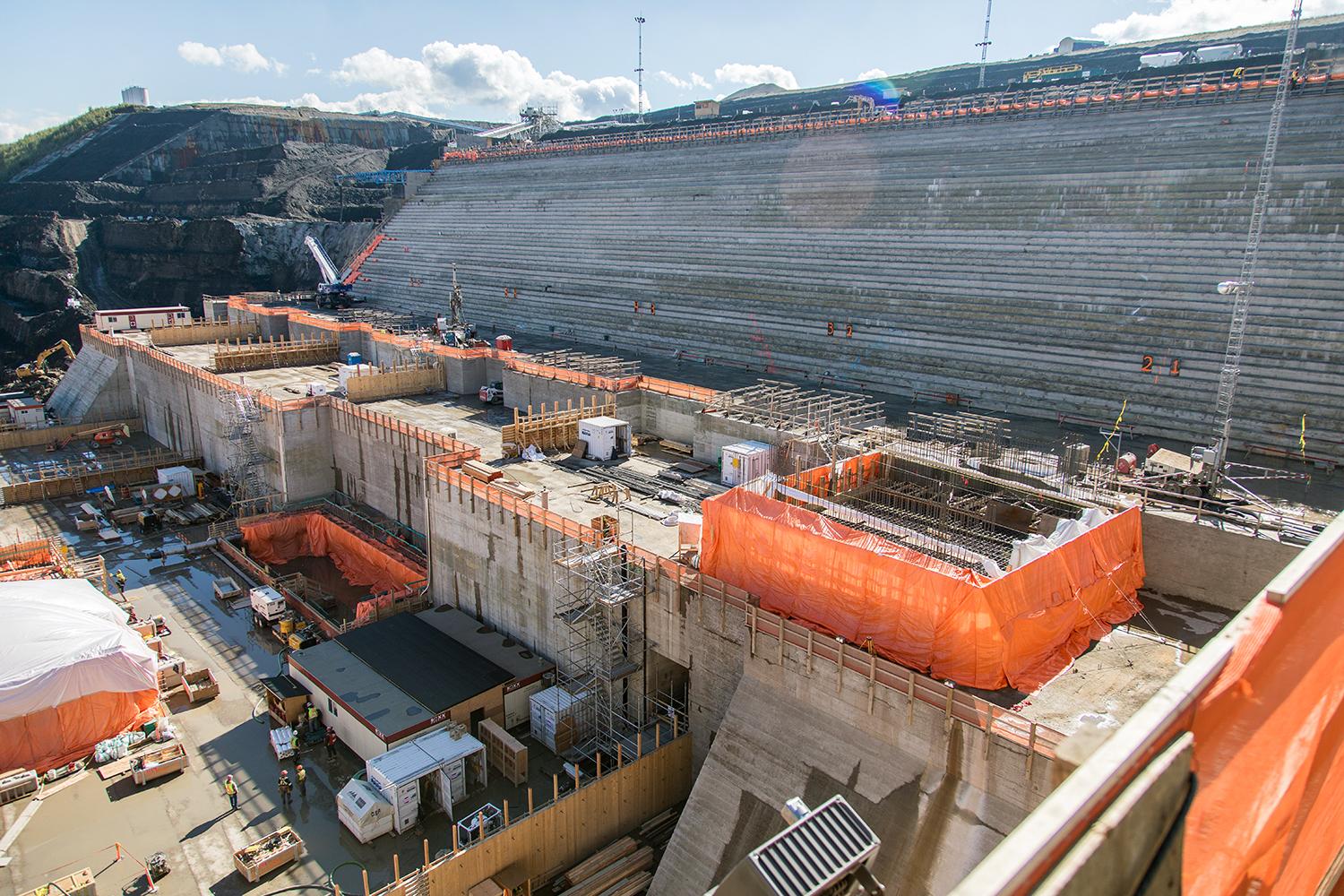Powerhouse construction area | September 2018