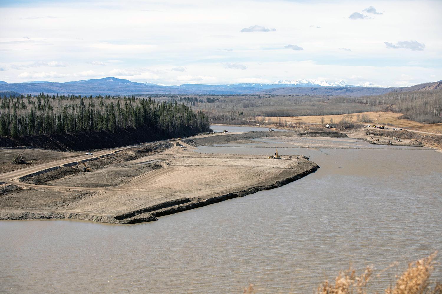 View of the causeway between Gates Island and Dry Island. | April 2020