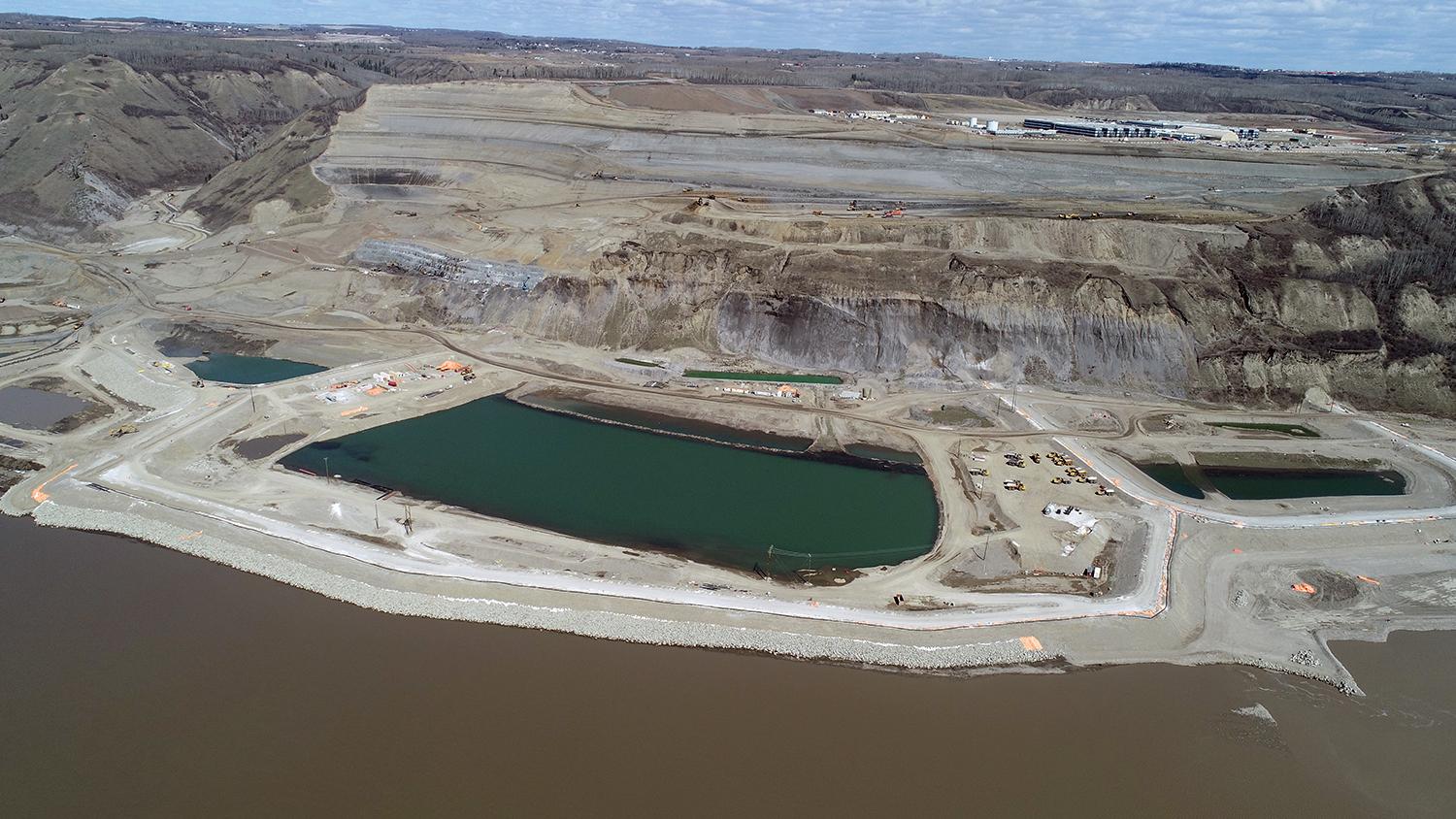 North bank inlet portal cofferdam, cofferdam and outlet portal cofferdam | May 2018