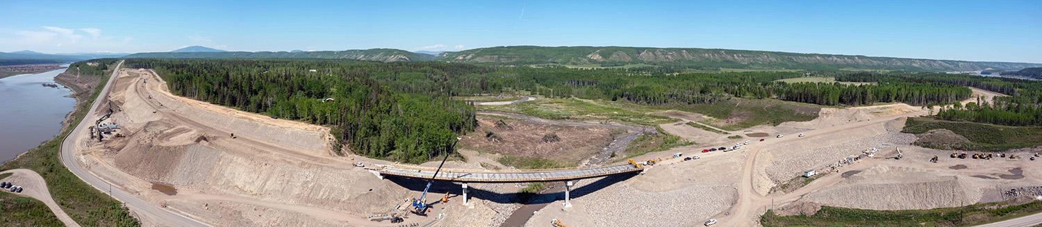 Preparing to pour concrete on the Lynx Creek Bridge. | June 2022