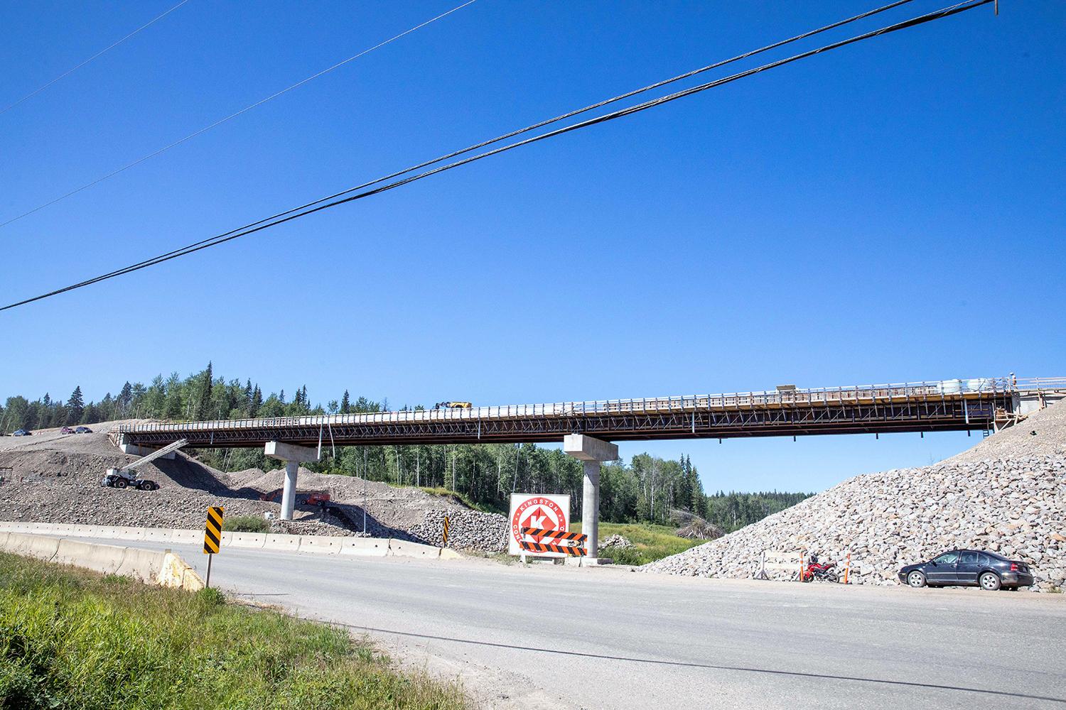 Lynx Creek bridge viewed from the existing Highway 29. | August 2022