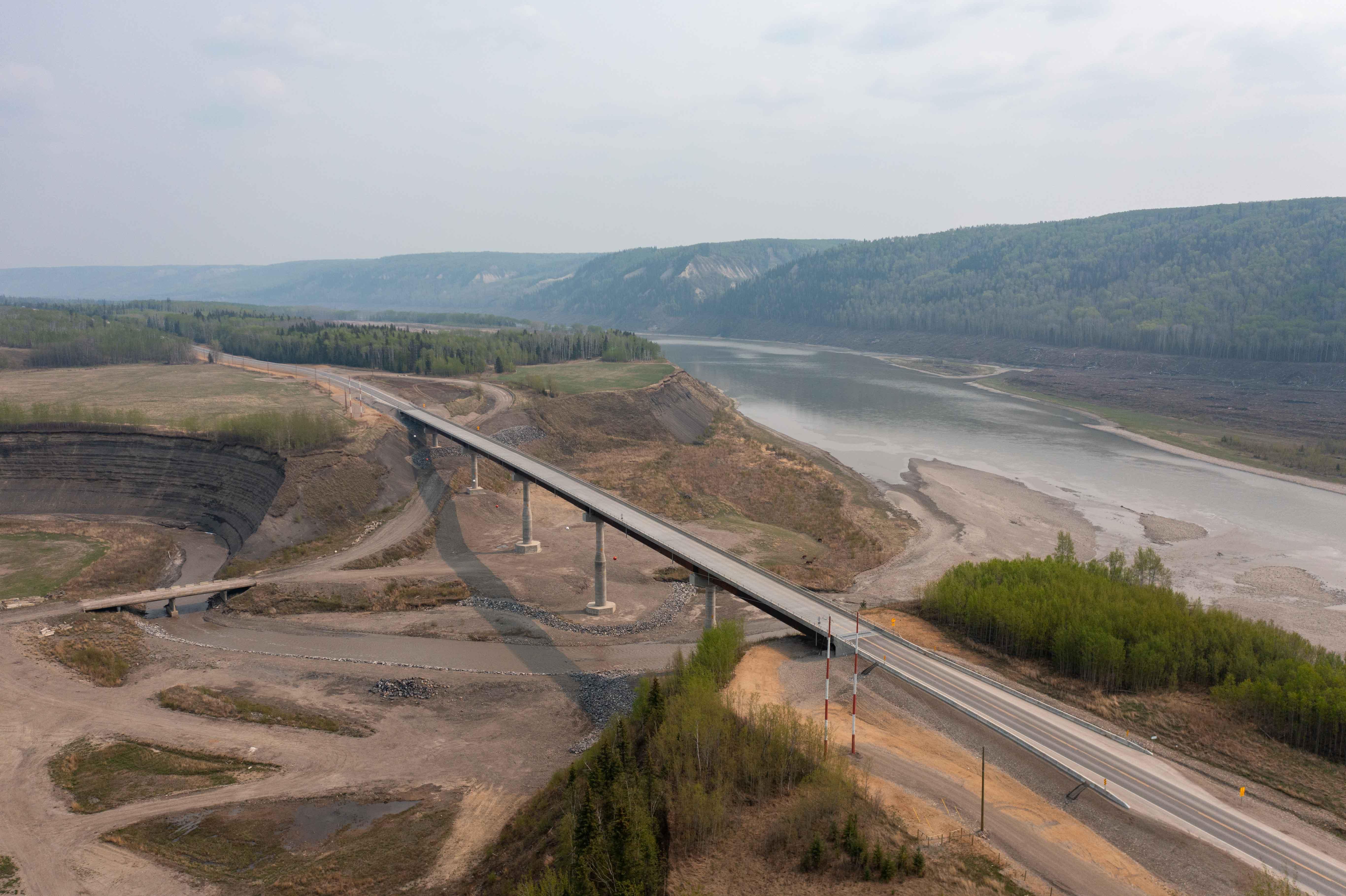 New Farrell Creek bridge