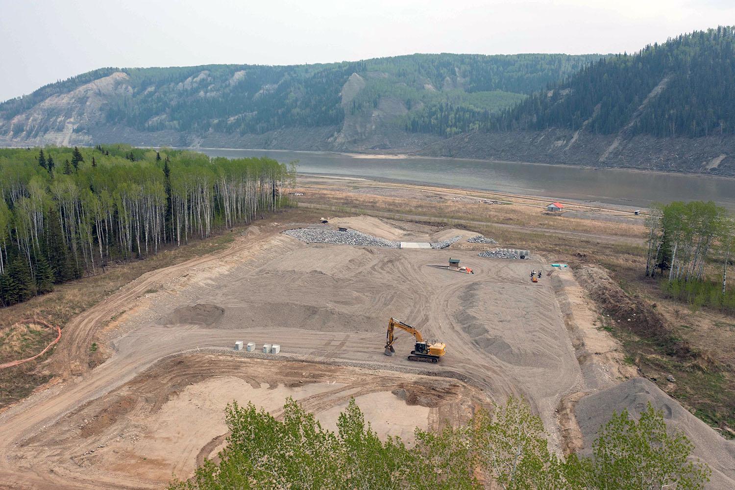 The Lynx Creek boat launch and day use area. | May 2023