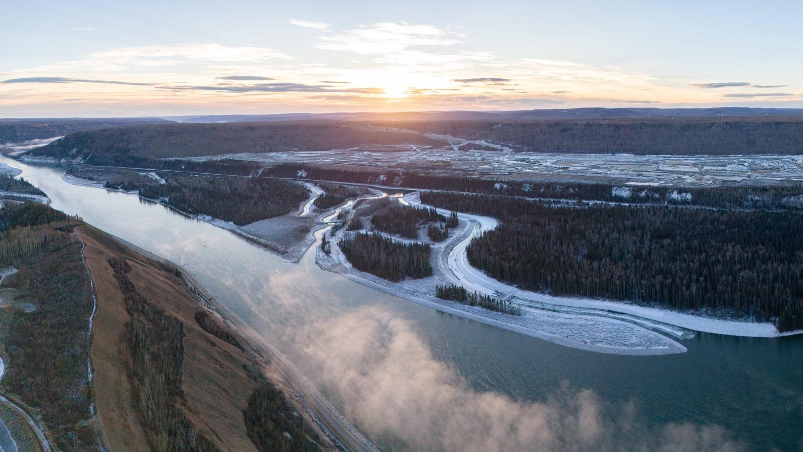 Fish habitat downstream of Site C