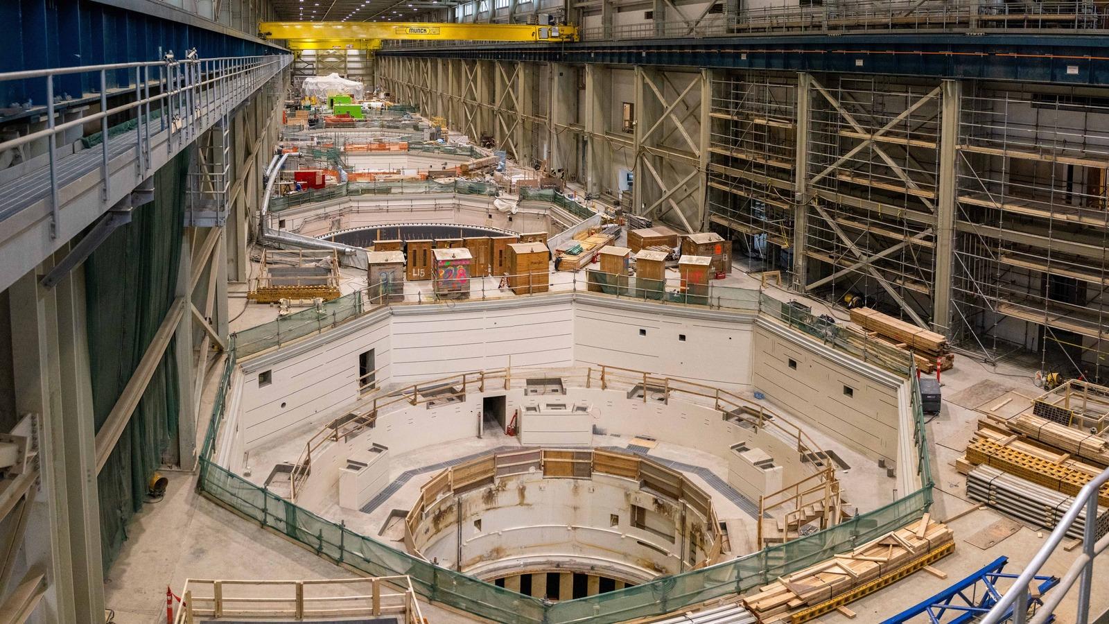 Unit 1 to 6 in the powerhouse.