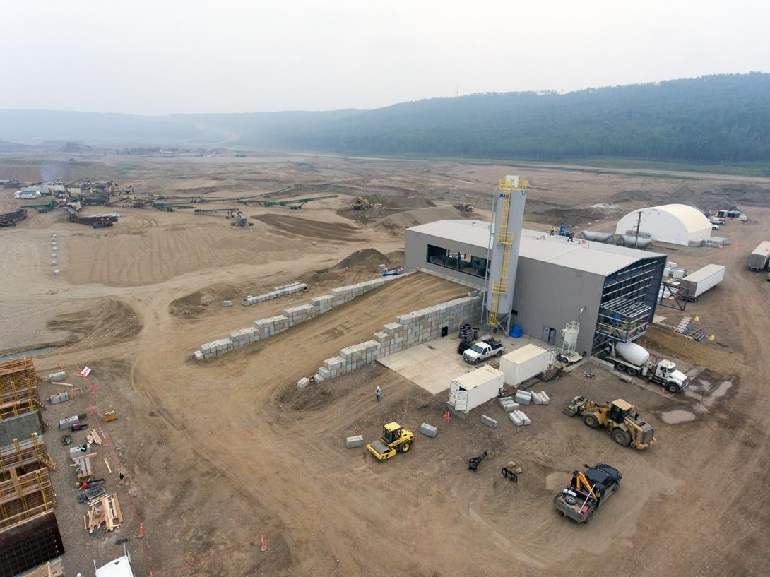 The GSS civil works batch plant and crusher | August 2018