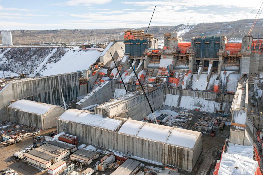 The spillways are an important safety feature, as they allow the passage of large volumes of water from the reservoir into the river channel downstream. | March 2023