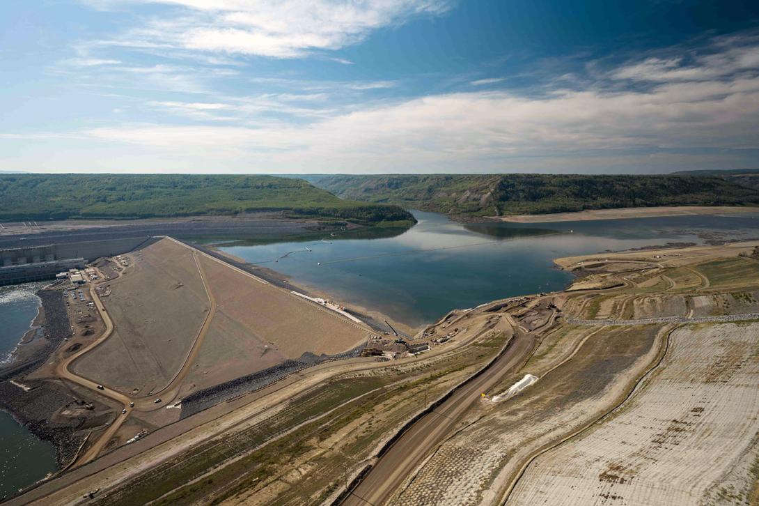 Site C reservoir | September 5, 2024