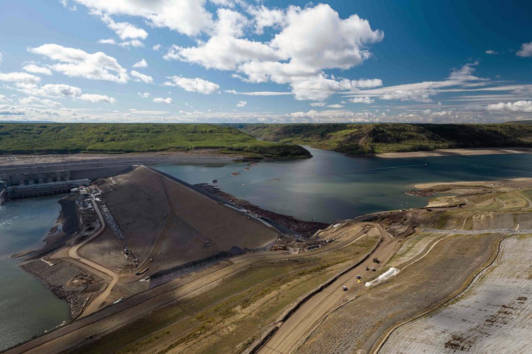 Site C reservoir | September 9, 2024