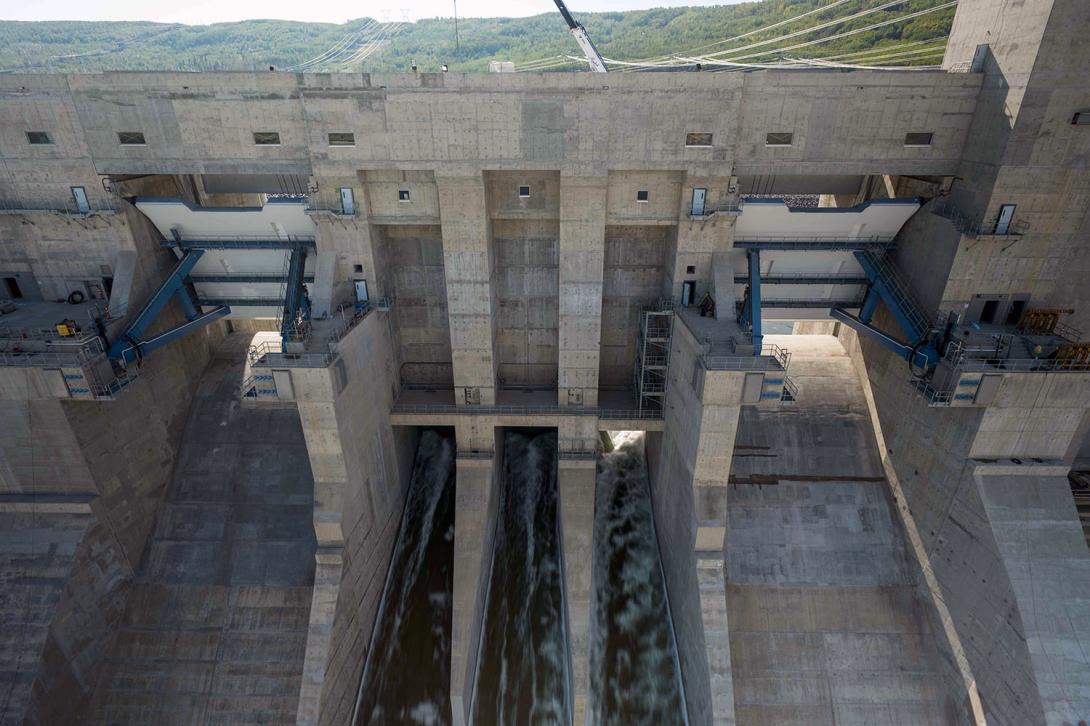 Site C spillways | September 5, 2024