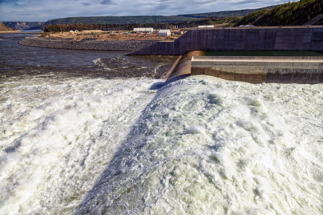 Stilling basin weir | September 6, 2024