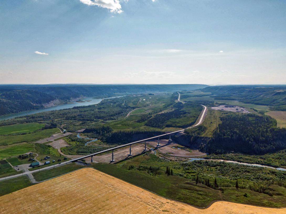 The Cache Creek Bridge at Bear Flats on Highway 29. | August 2024