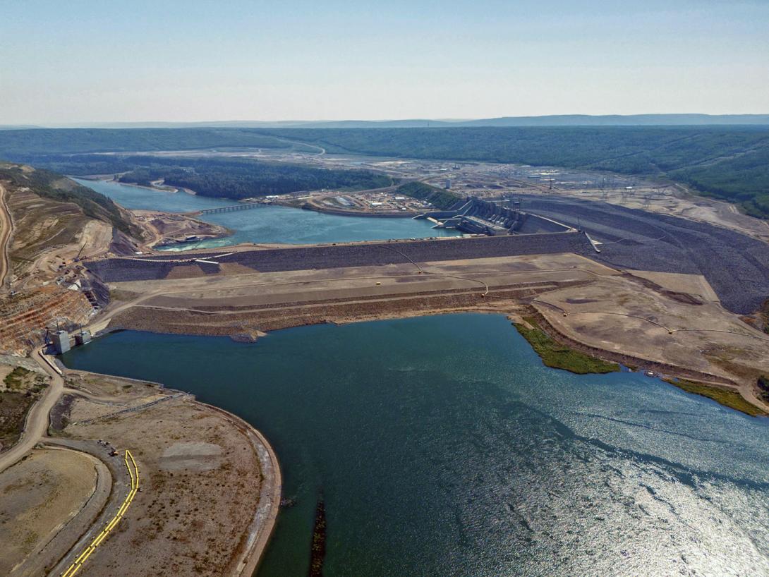 Downstream view of Site C. | August 2024