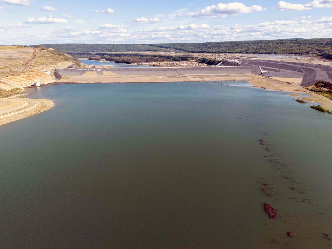 Reservoir filling has started and diversion tunnel 1 is closed. Water will rise between 30 centimetres and three metres per day. | August 2024