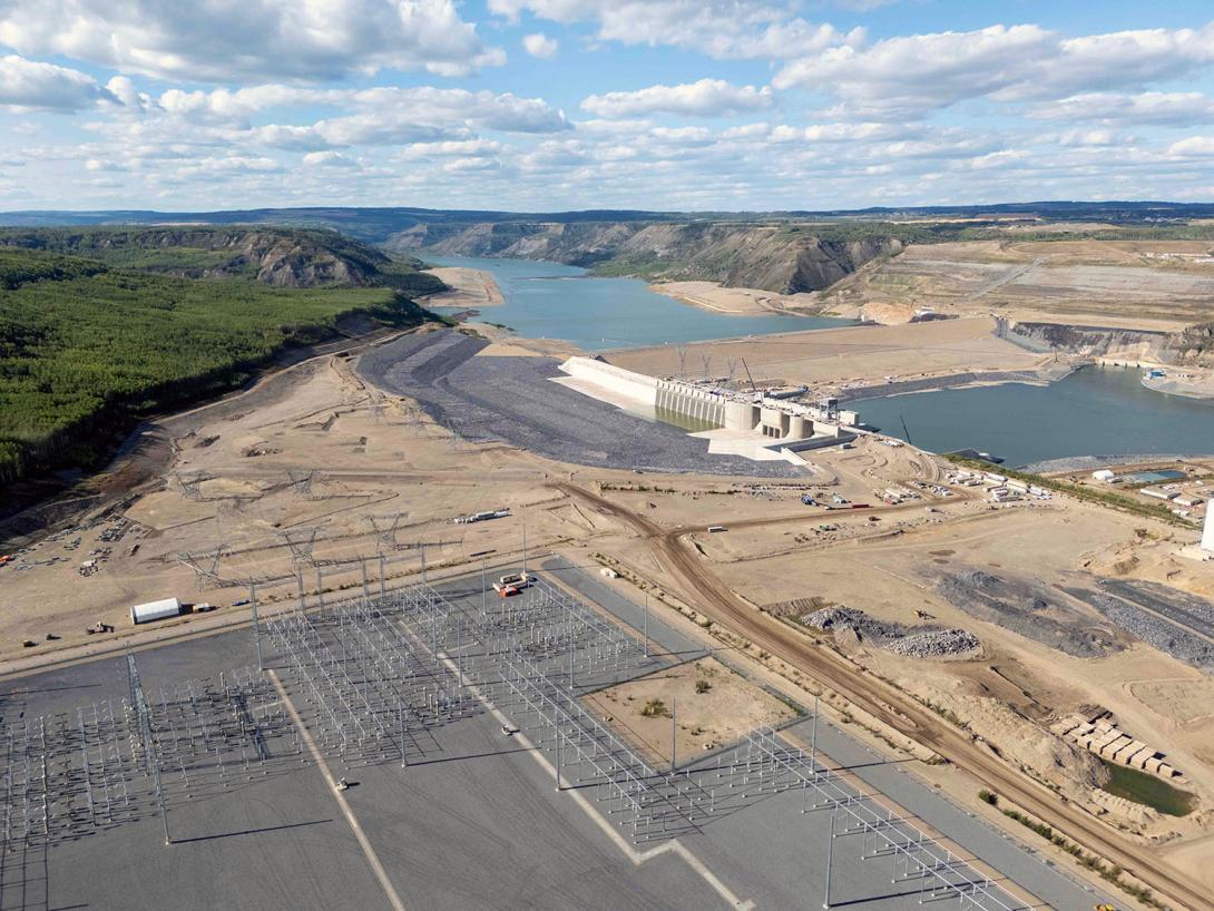 The Site C dam site. | August 2024