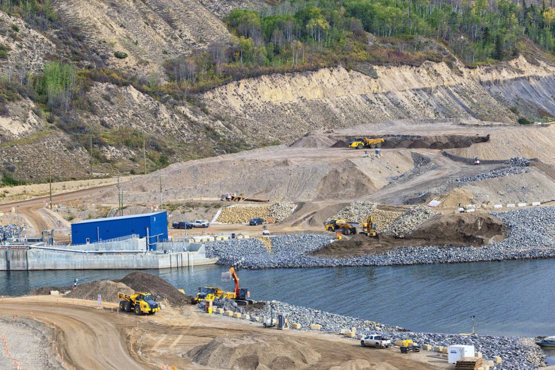 When construction of the coffer dam is complete, water will be drained from the area so the tunnels can be backfilled with dirt and concrete. | September 2024