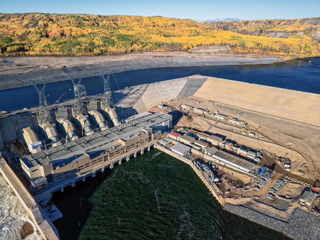 Fish must continue to travel upstream to spawn. They’re attracted to the fast water at the tailrace where they will be drawn toward the permanent upstream fish passage facility. | September 2024