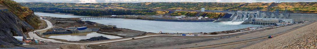 When the coffer dam at the diversion outlet portal is complete, it will be drained to create a dry work area to backfill the diversion tunnels. | September 2024