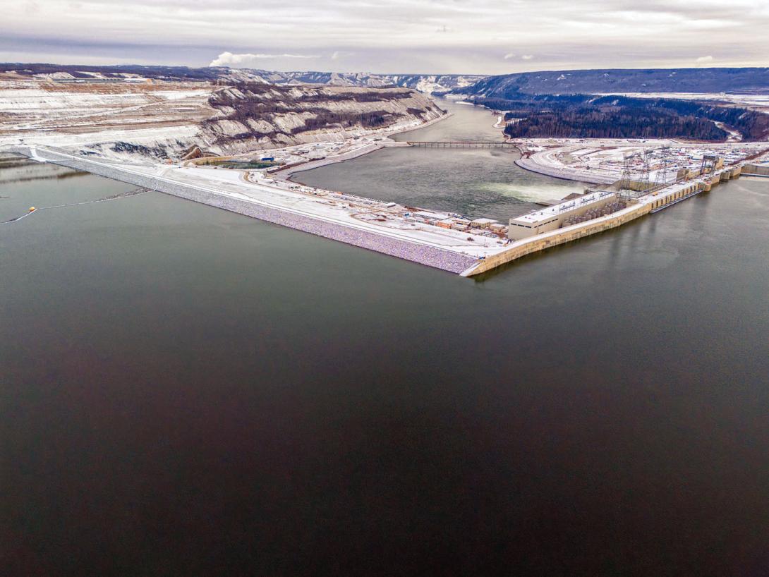 The Site C reservoir is full, with water safely passing downstream to the Peace River. | November 2024