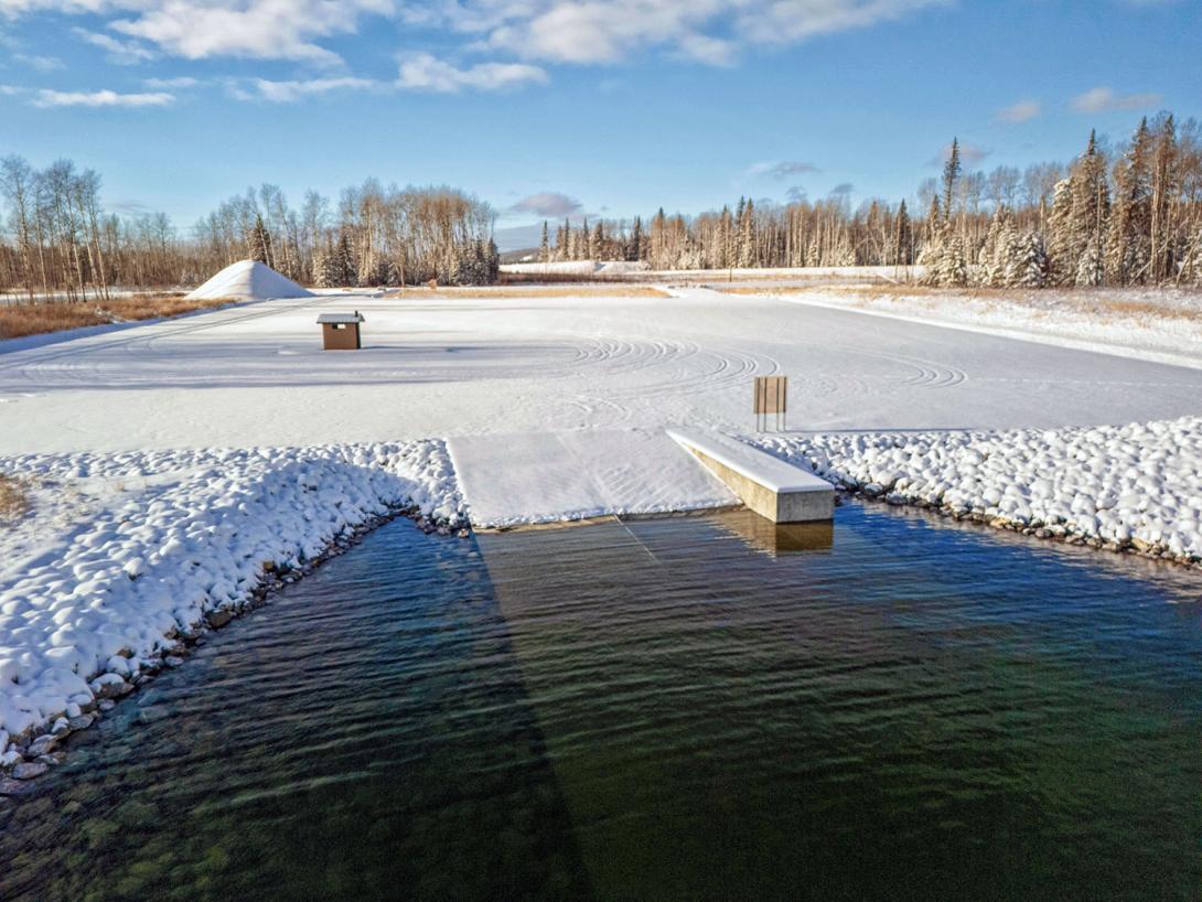 The Lynx Creek boat launch. | November 2024