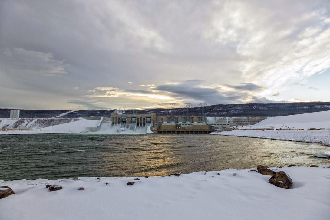 The spillways will continue to flow water until three generator units are in service. | December 2024