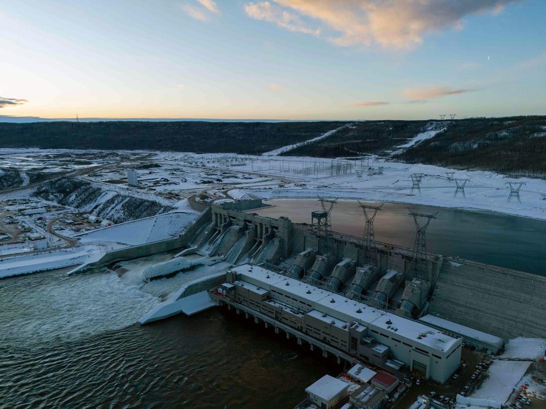 The Site C generating station, spillways, transmission lines, and substation. | January 2025