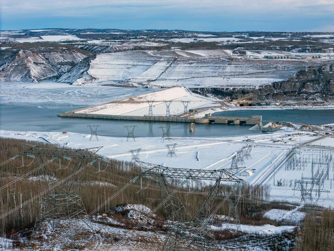 The 500-kilovolt right-of-way above the Site C substation, approach channel and generating station. | January 2025